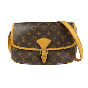 LOUIS VUITTON Brown Monogram Canvas Shoulder Bag